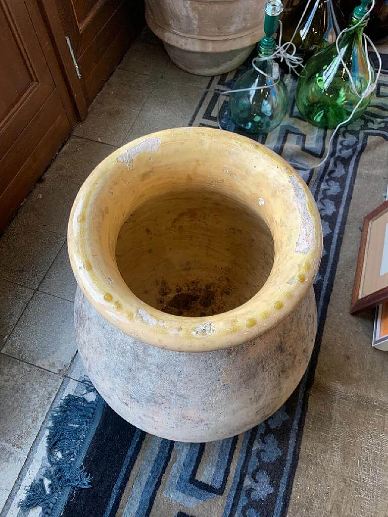 Giara in terracotta smaltata, '800 3