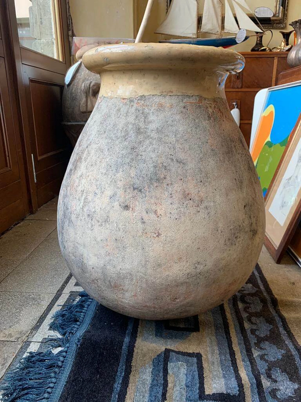 Giara in terracotta smaltata, '800 4