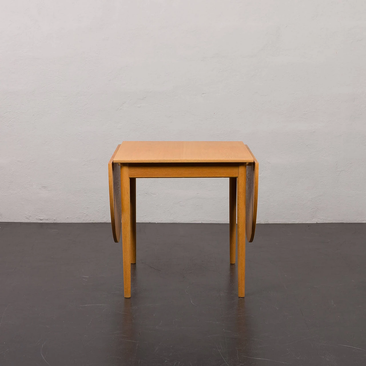 Oak extendable table by Bernhard Pedersen & Søn, 1970s 6