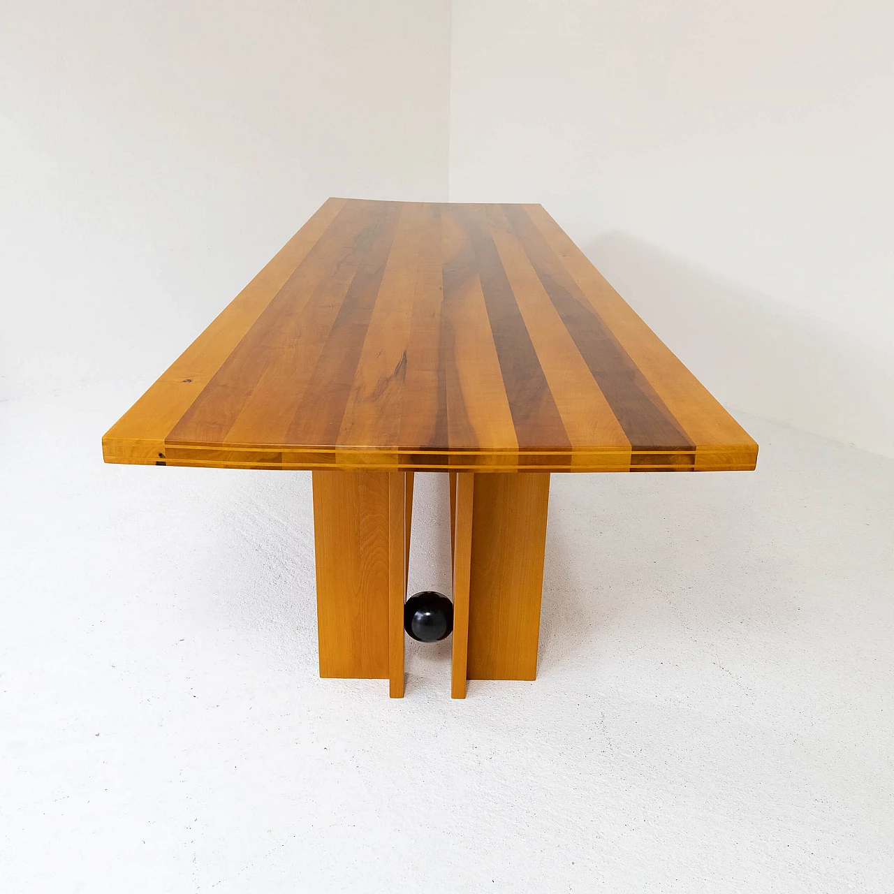 Tavolo in legno di Soelle Palline per FVA Valenti, anni '90 1