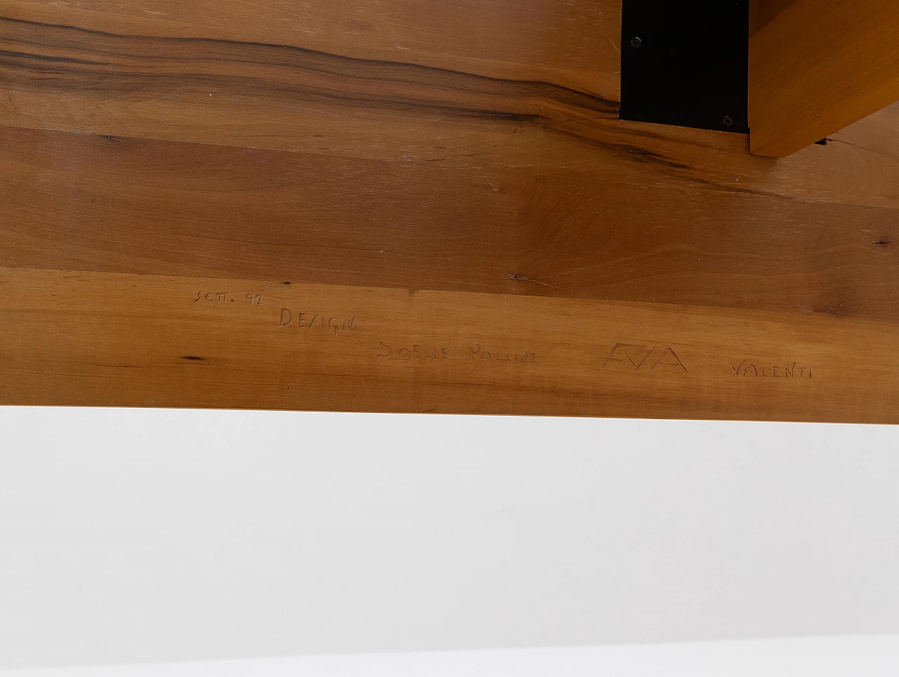 Wooden table by Soelle Palline for FVA Valenti, 1990s 5