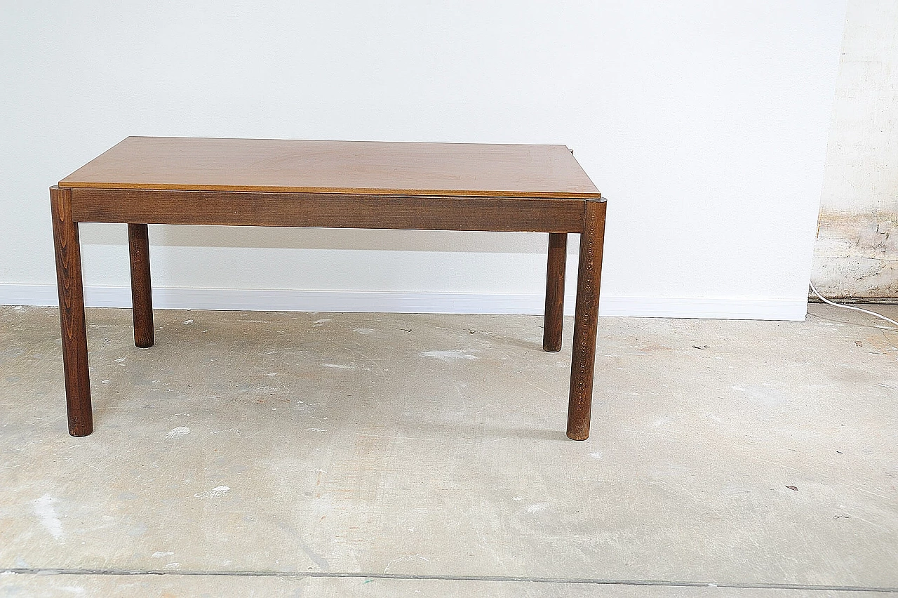 Beech coffee table, 1970s 2