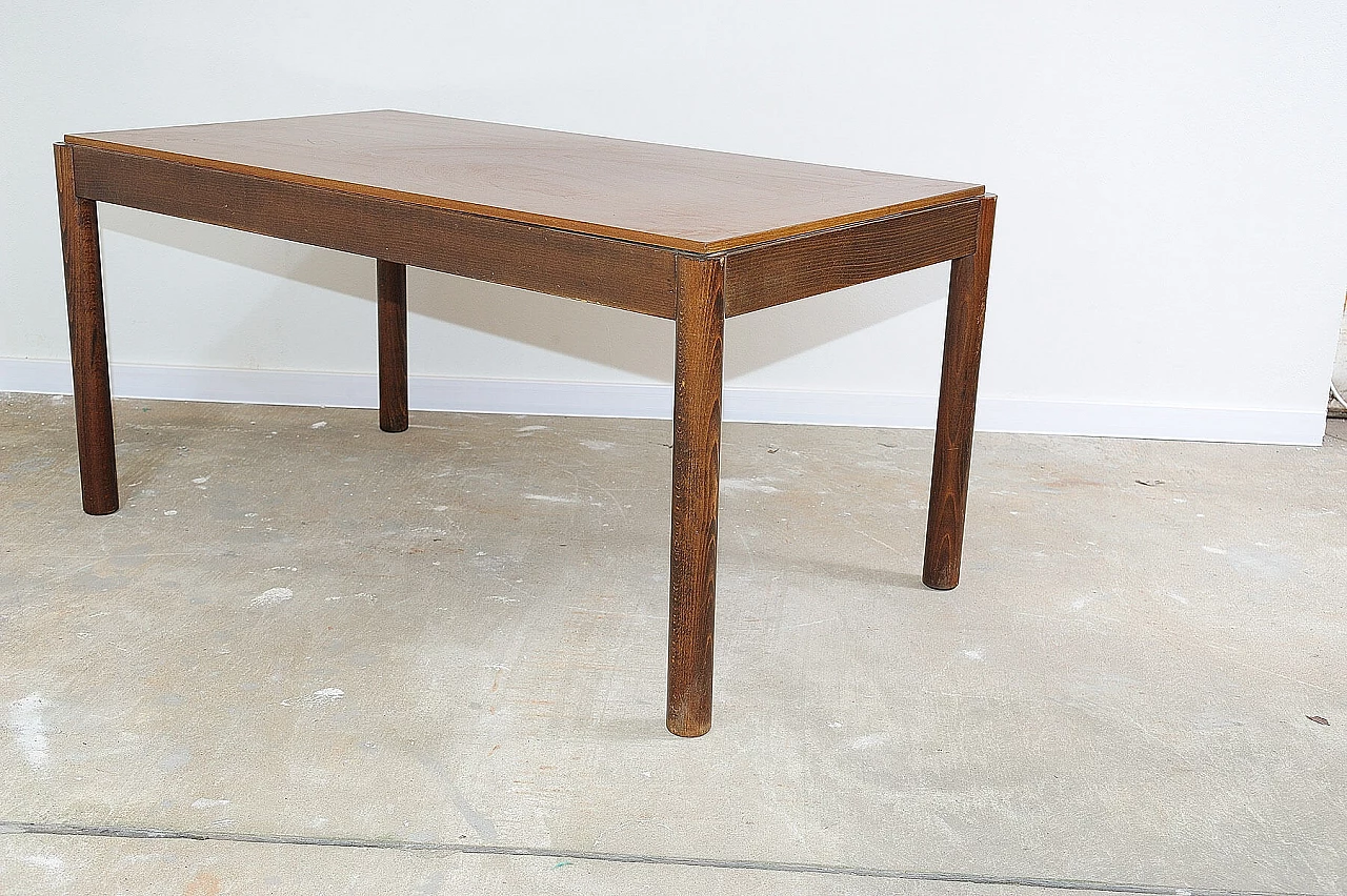 Beech coffee table, 1970s 3