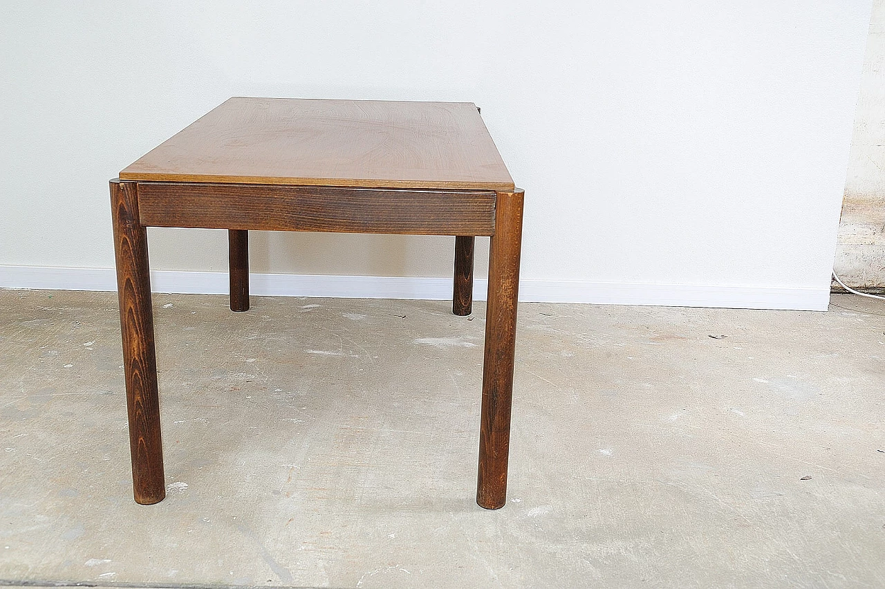 Beech coffee table, 1970s 4