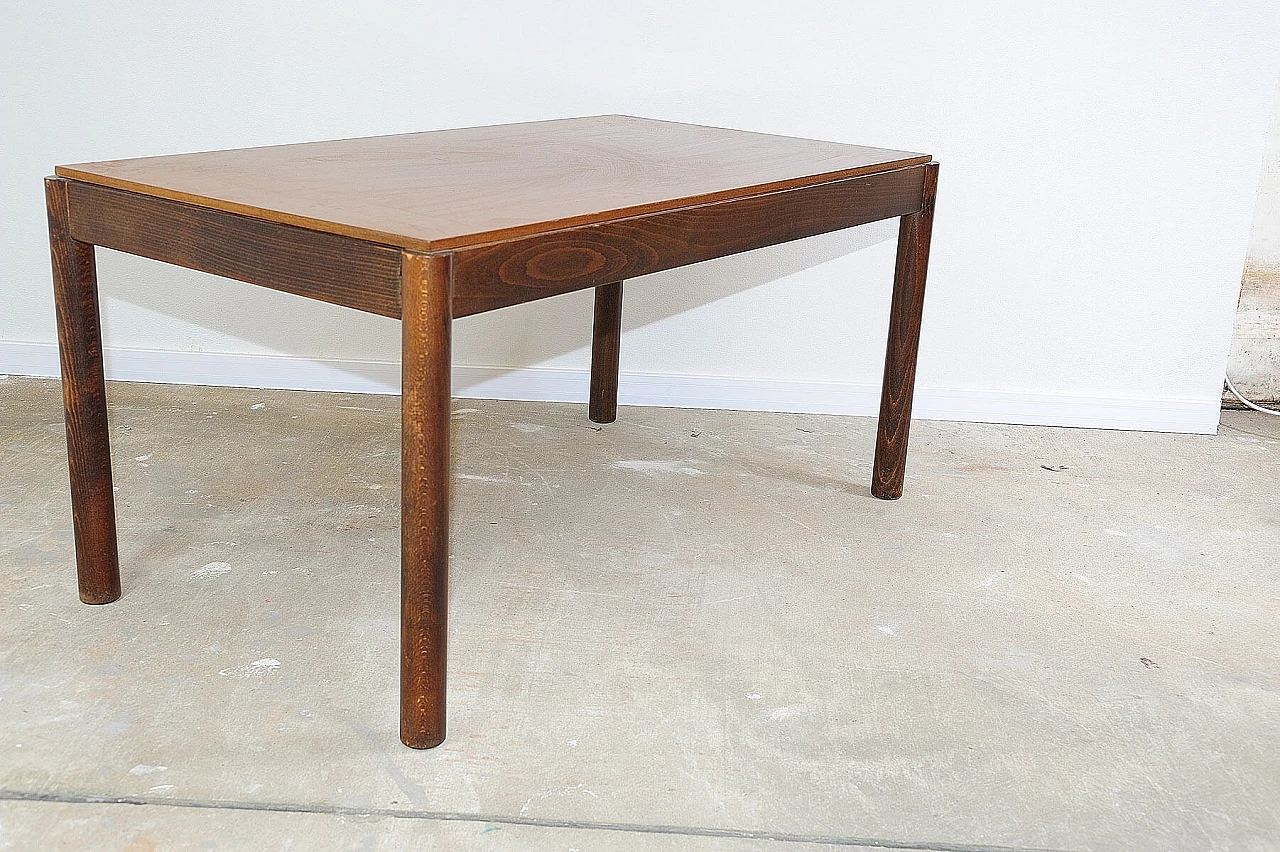 Beech coffee table, 1970s 5