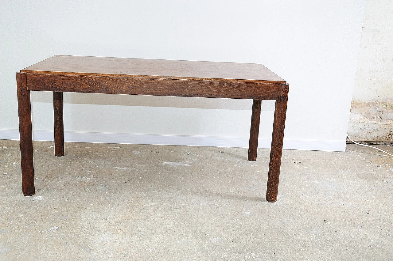 Beech coffee table, 1970s 6