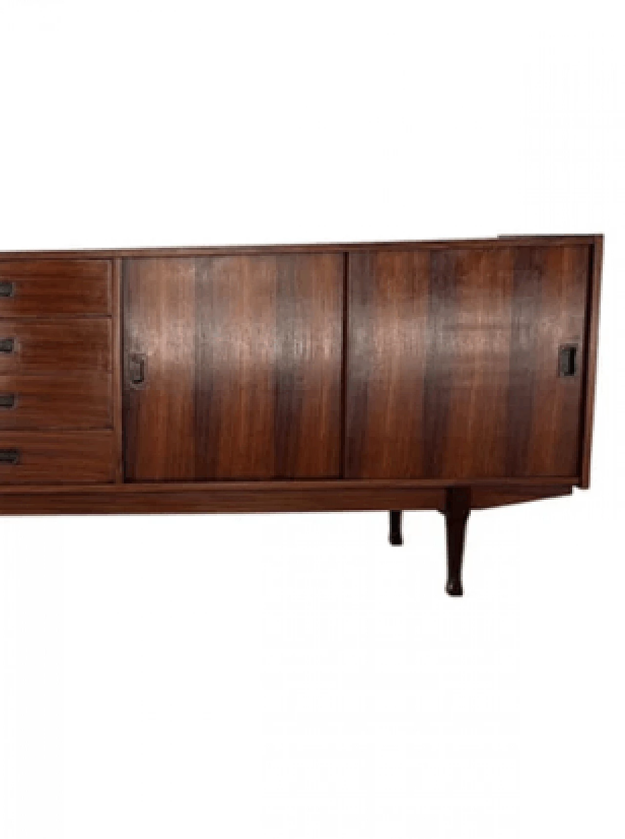 Danish rosewood sideboard with doors and drawers, 1960s 3