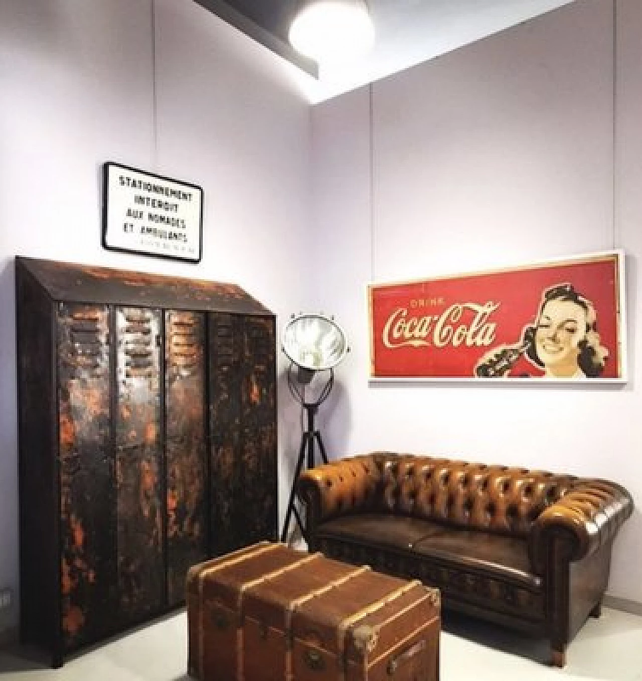 Insegna Coca Cola in masonite, anni '40 10
