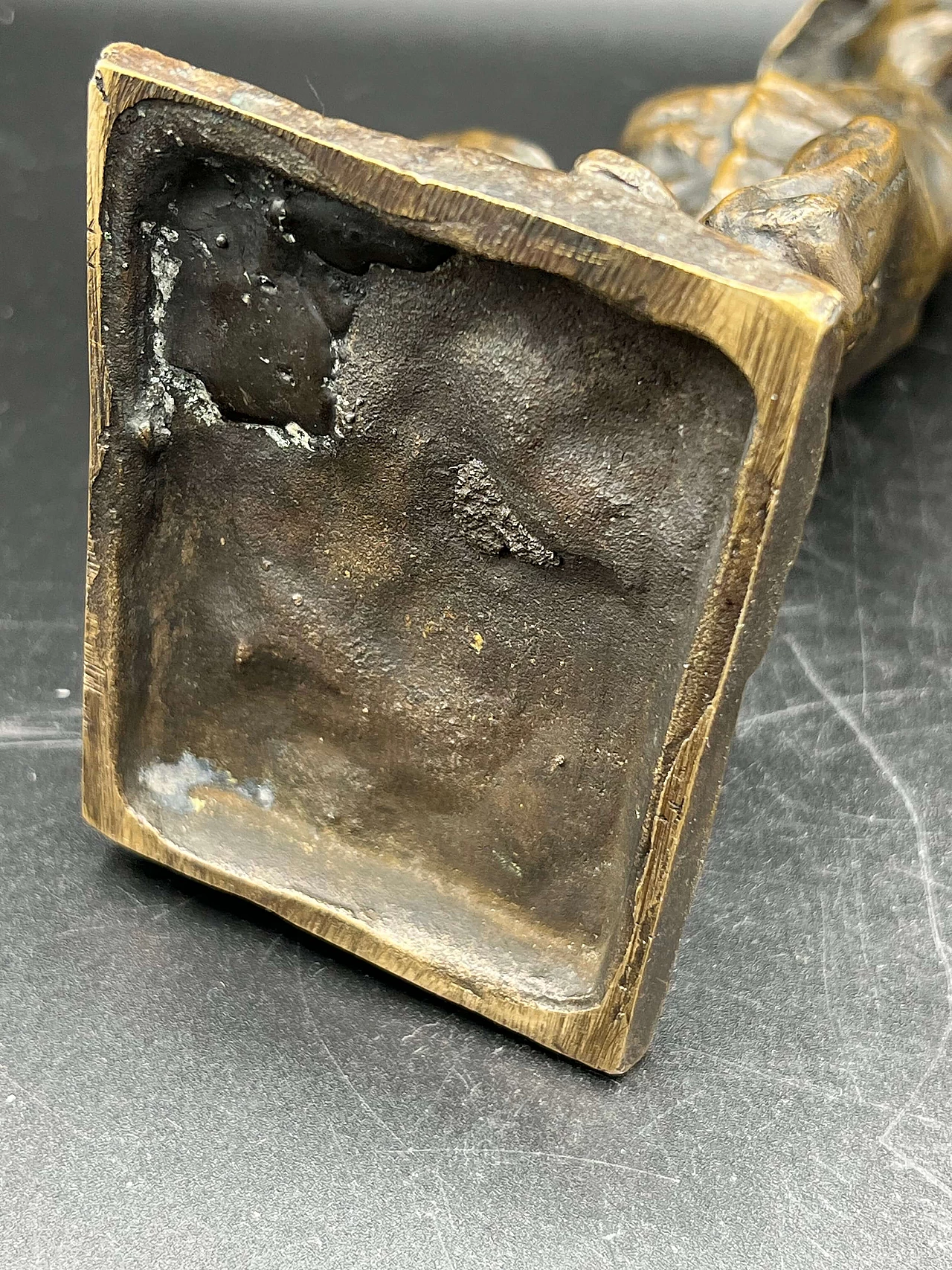 Roberto Fontana, Contadinello, scultura in bronzo 8