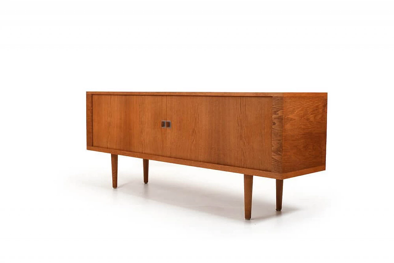 Credenza RY25 in rovere di Hans J. Wegner per Ry Møbler, anni '50 2