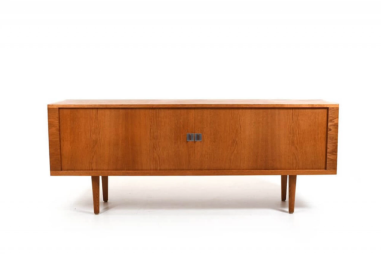 Credenza RY25 in rovere di Hans J. Wegner per Ry Møbler, anni '50 4