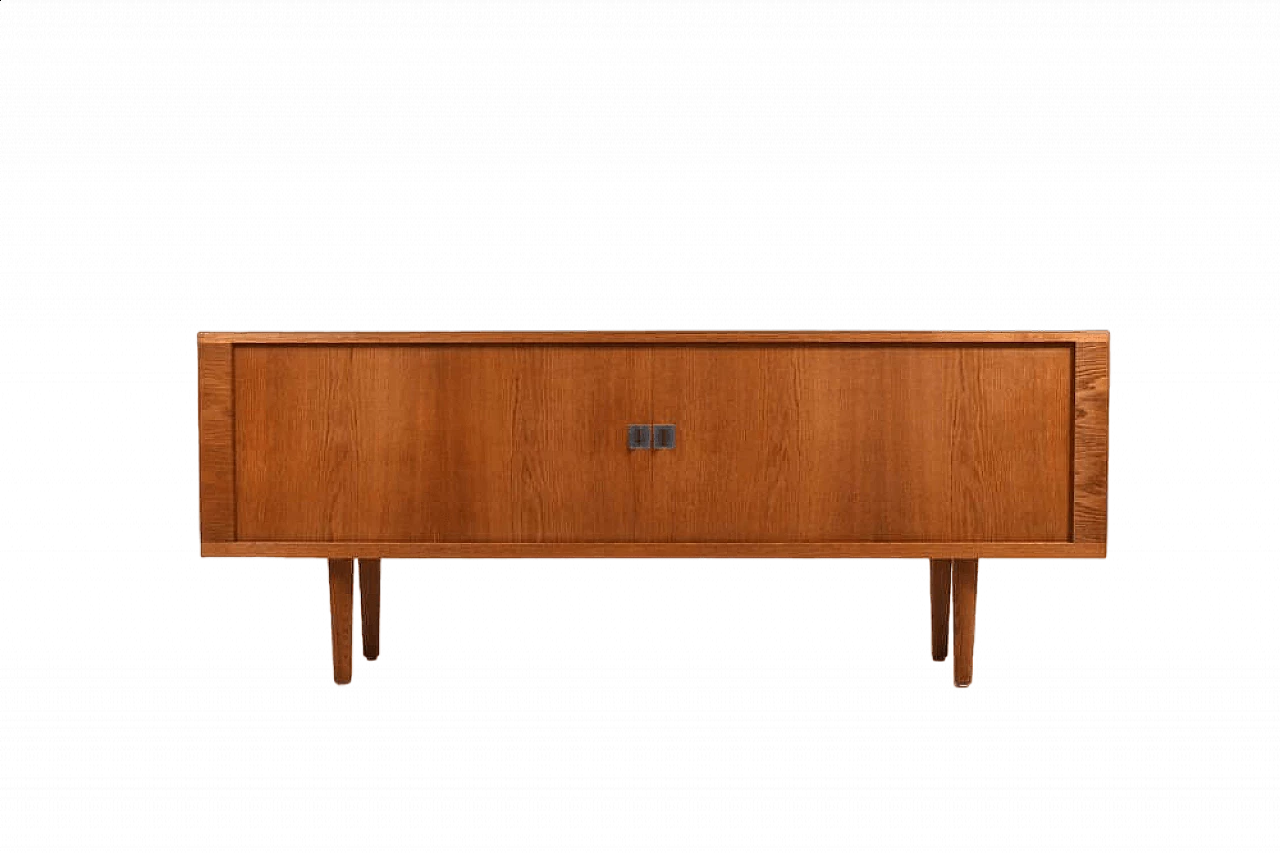 Credenza RY25 in rovere di Hans J. Wegner per Ry Møbler, anni '50 14