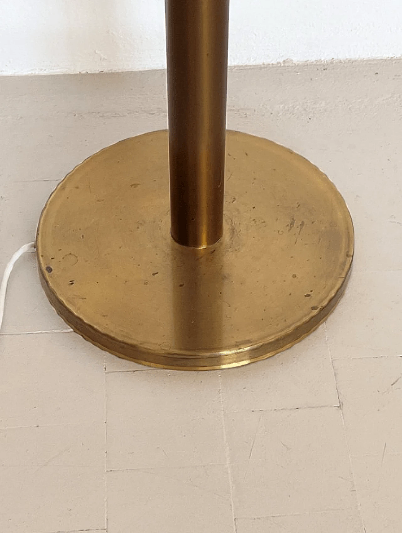 Brass and Murano glass floor lamp, 1970s 8