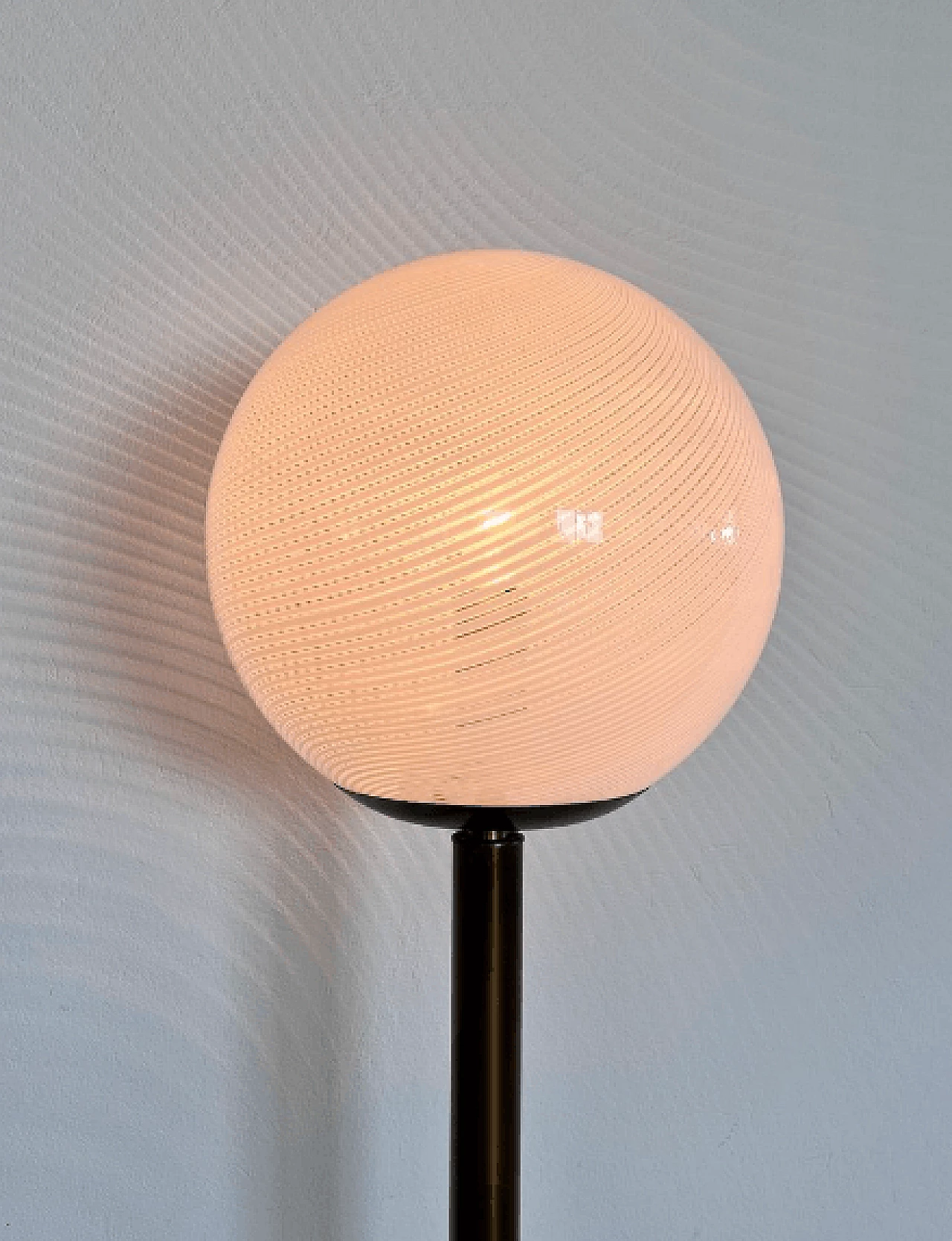 Brass and Murano glass floor lamp, 1970s 11