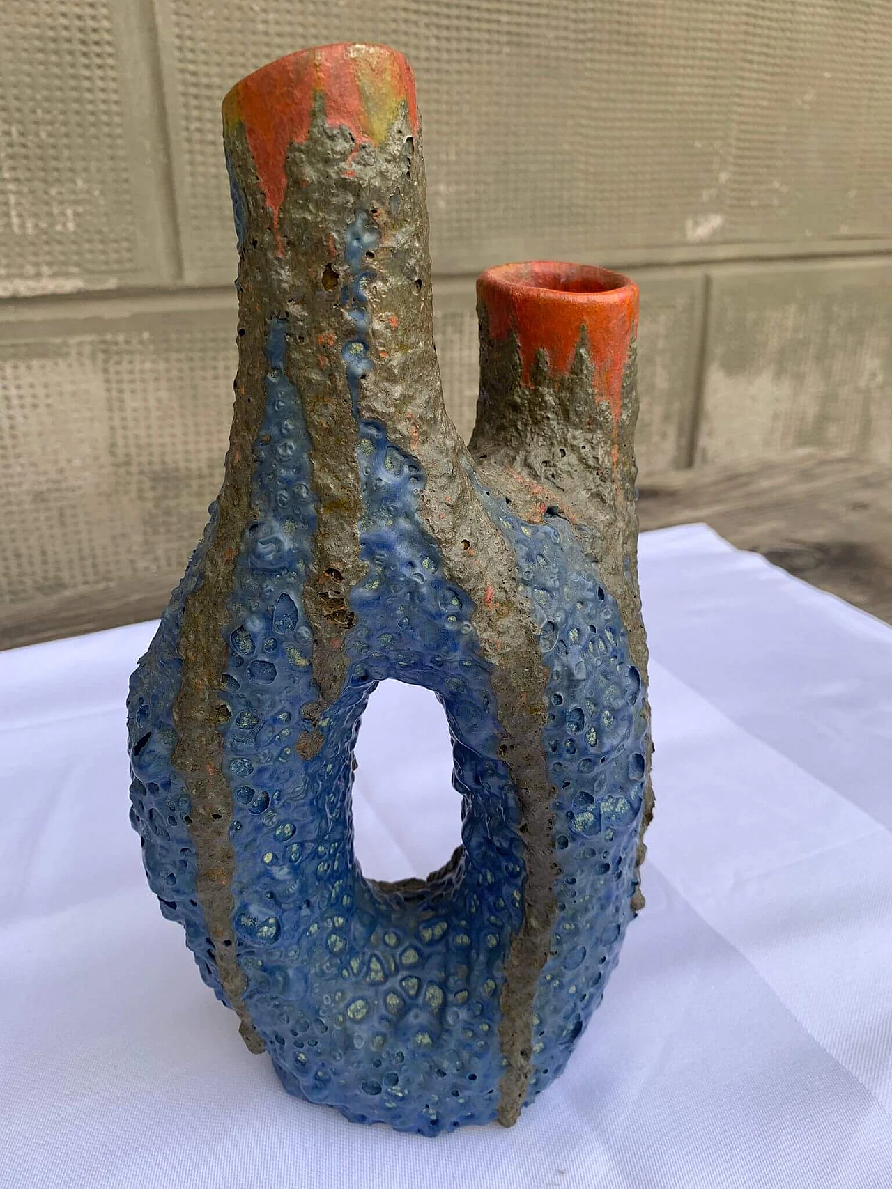 Vaso in ceramica di Lenci, anni '50 3