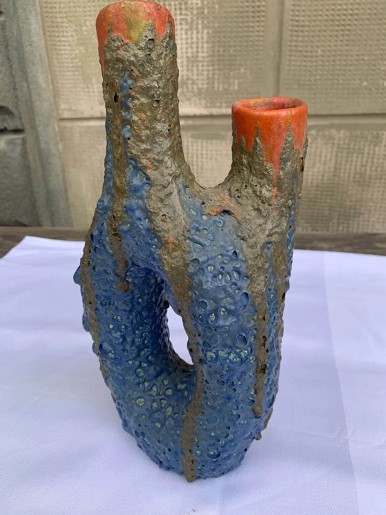 Vaso in ceramica di Lenci, anni '50 4