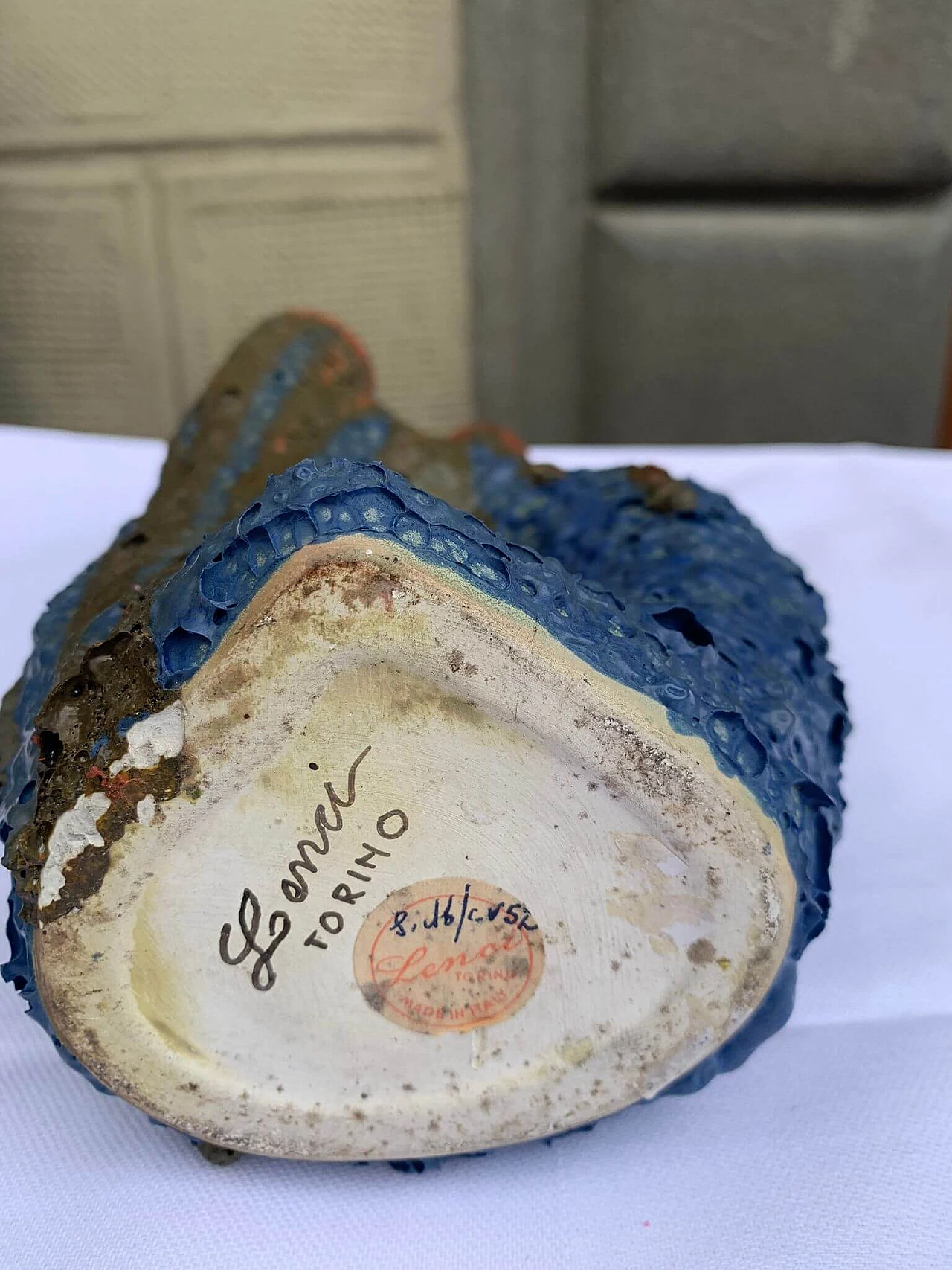 Vaso in ceramica di Lenci, anni '50 5