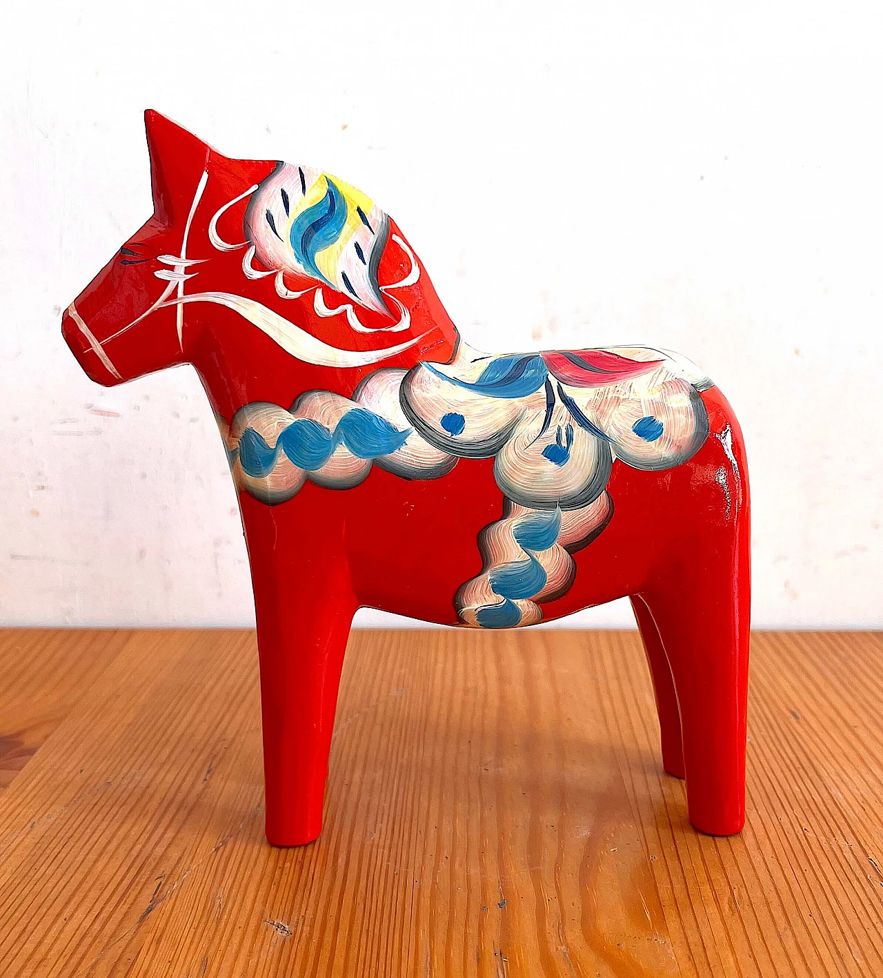 Wooden horse by Nils Olssen for Äkta Dalahemslöjd, 1970s 6