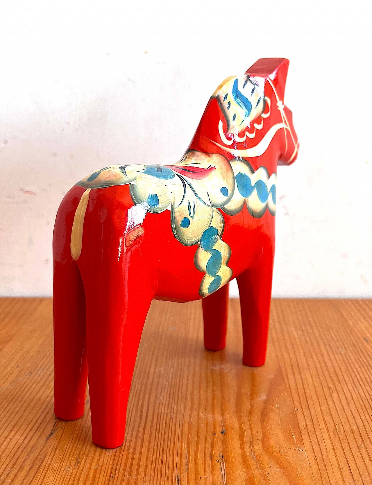 Wooden horse by Nils Olssen for Äkta Dalahemslöjd, 1970s 9