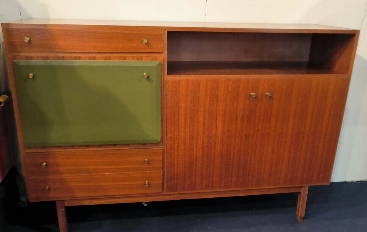 Credenza con cassetti e ante di George Coslin per 3V Arredamenti, anni '60 1