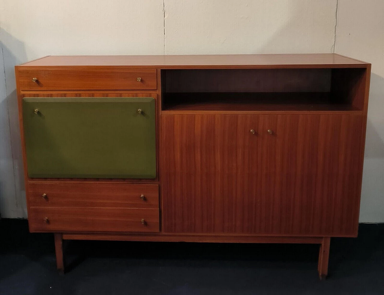 Credenza con cassetti e ante di George Coslin per 3V Arredamenti, anni '60 4
