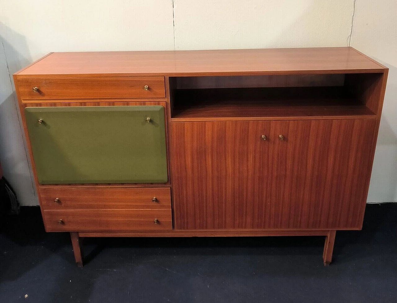 Credenza con cassetti e ante di George Coslin per 3V Arredamenti, anni '60 9