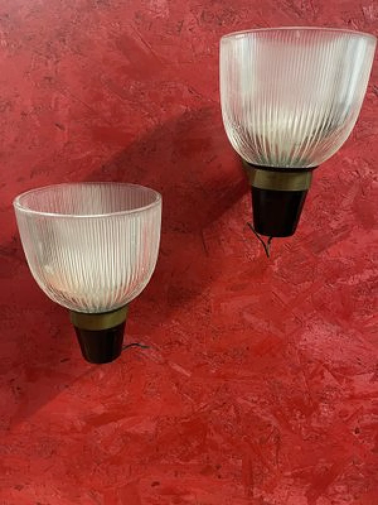 Pair of LP5 wall sconces by Ignazio Gardella for Azucena, 1950s 1