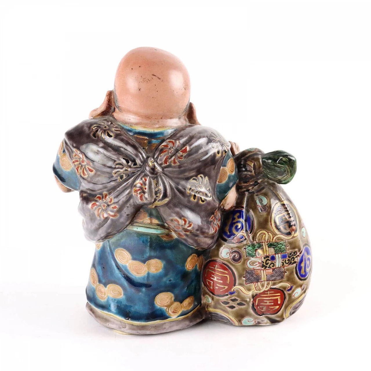 Kutani porcelain Hotei sculpture, early 20th century 9
