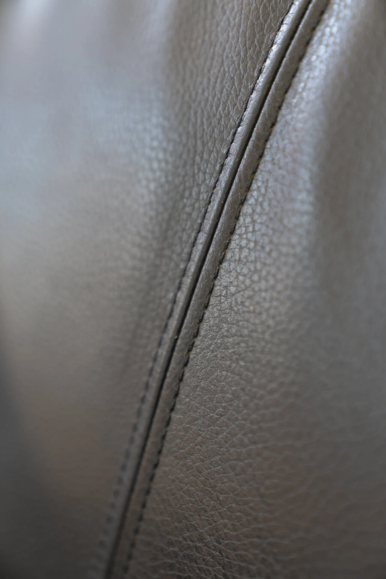 Black leather Gaudi sofa by Bretz, 1990s 8