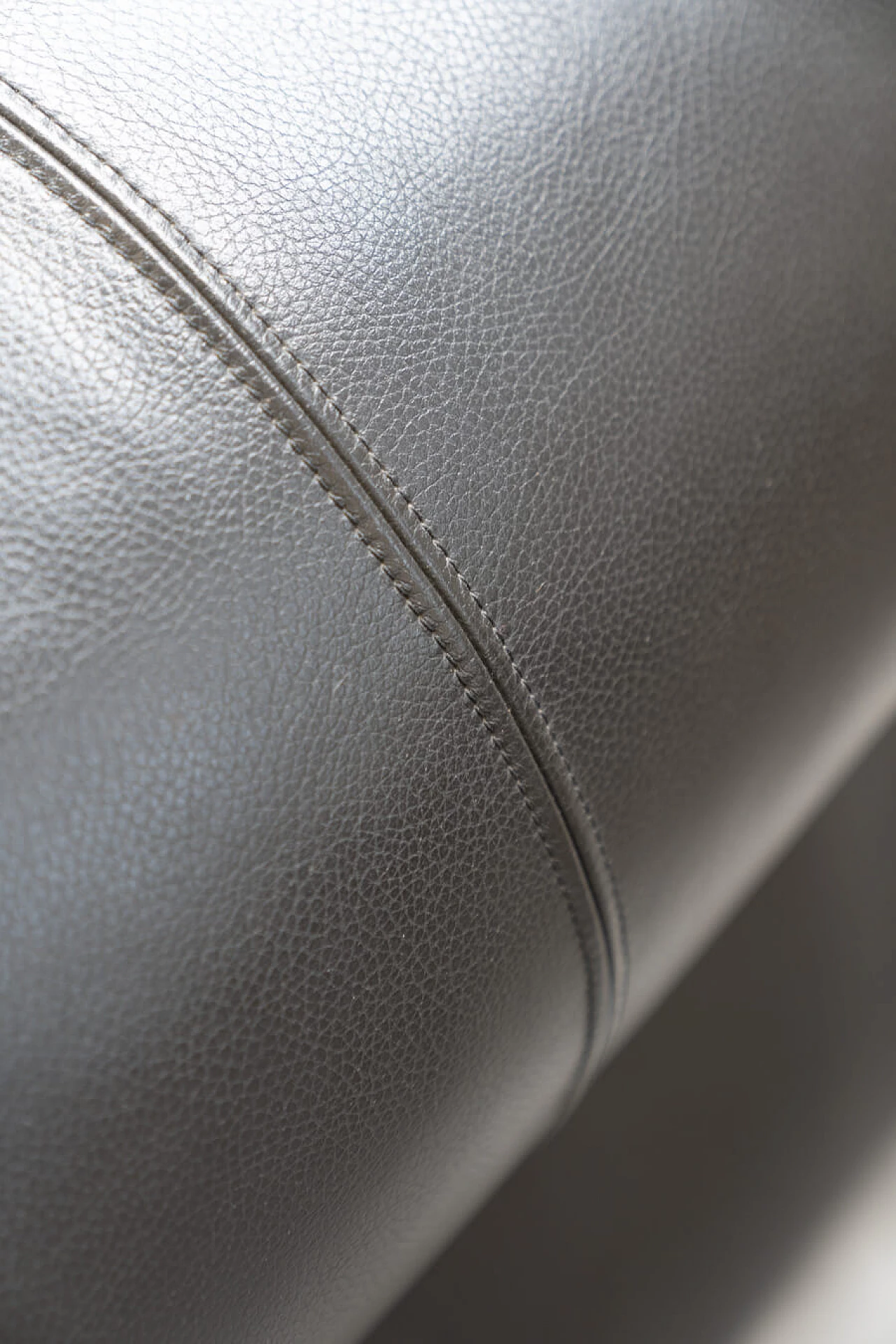 Black leather Gaudi sofa by Bretz, 1990s 9