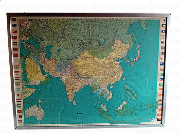 Map of Asia, 1980s