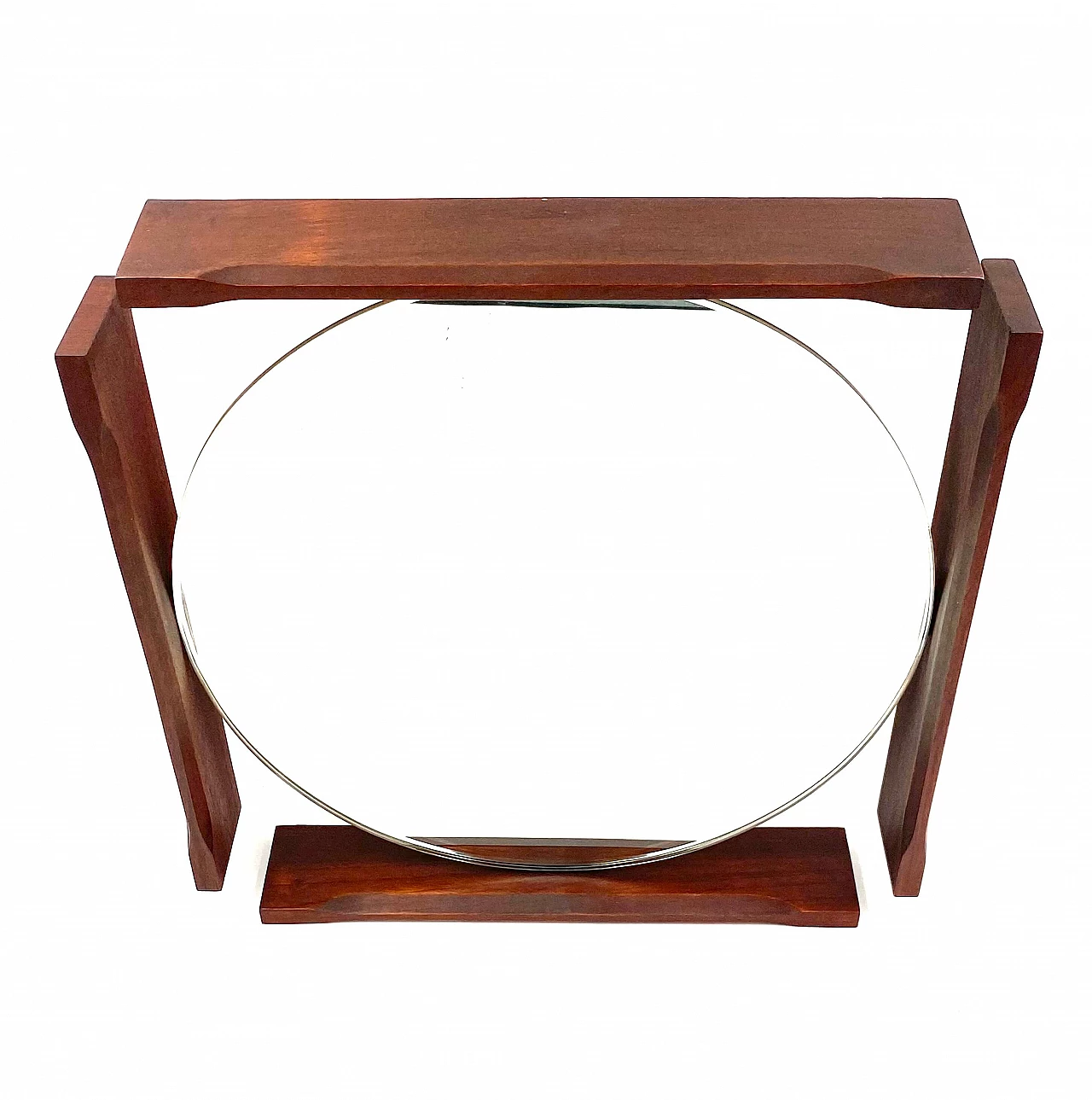 Table mirror with teak frame, 1960s 6