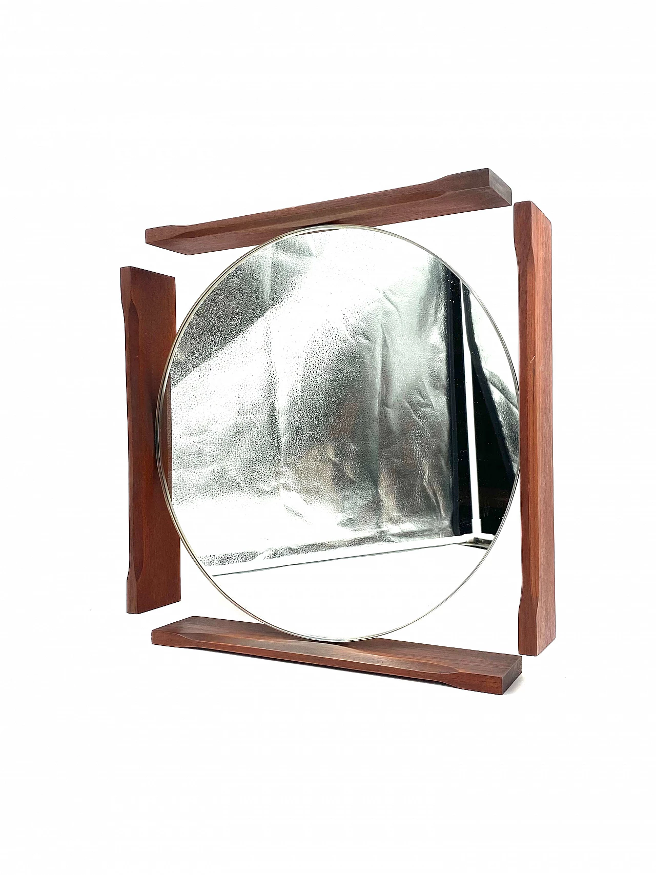 Table mirror with teak frame, 1960s 9