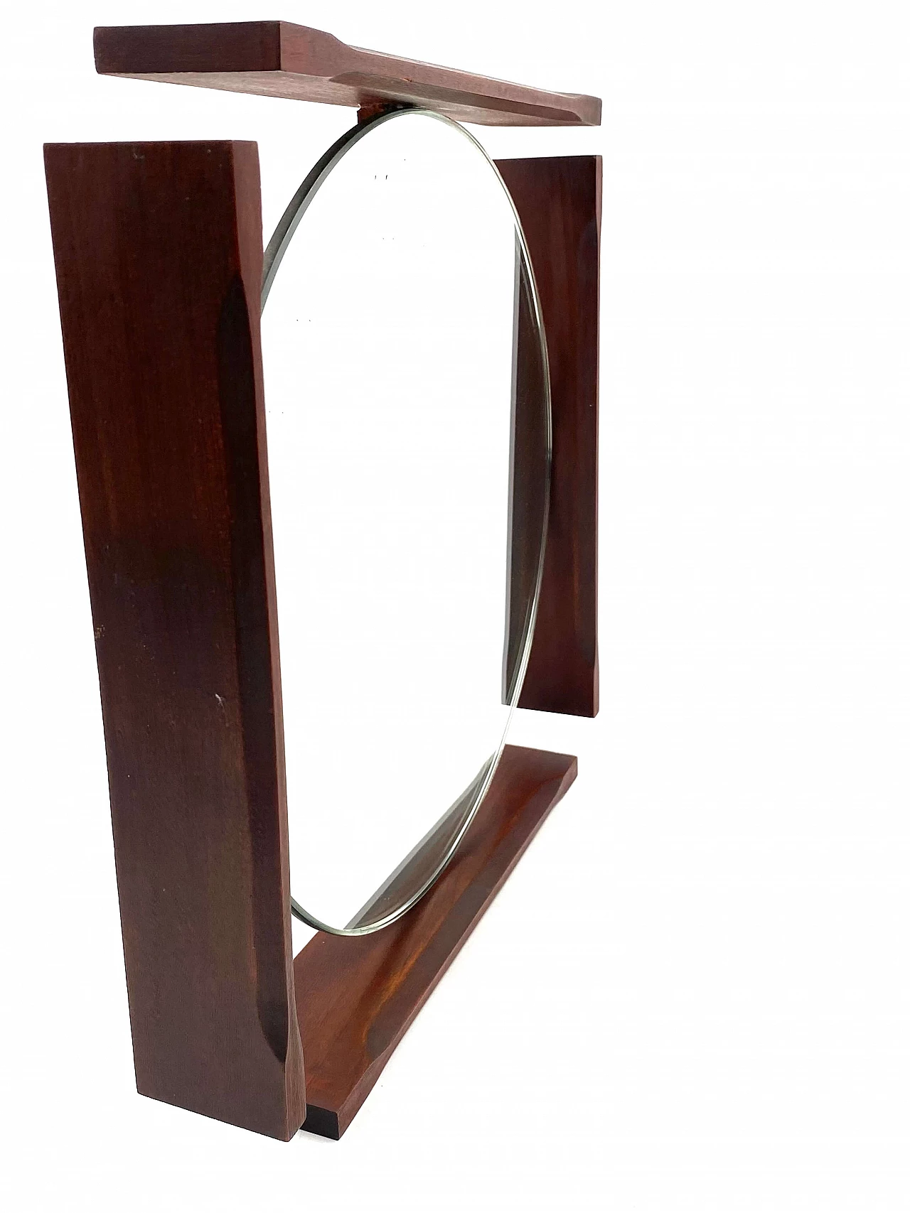 Table mirror with teak frame, 1960s 16