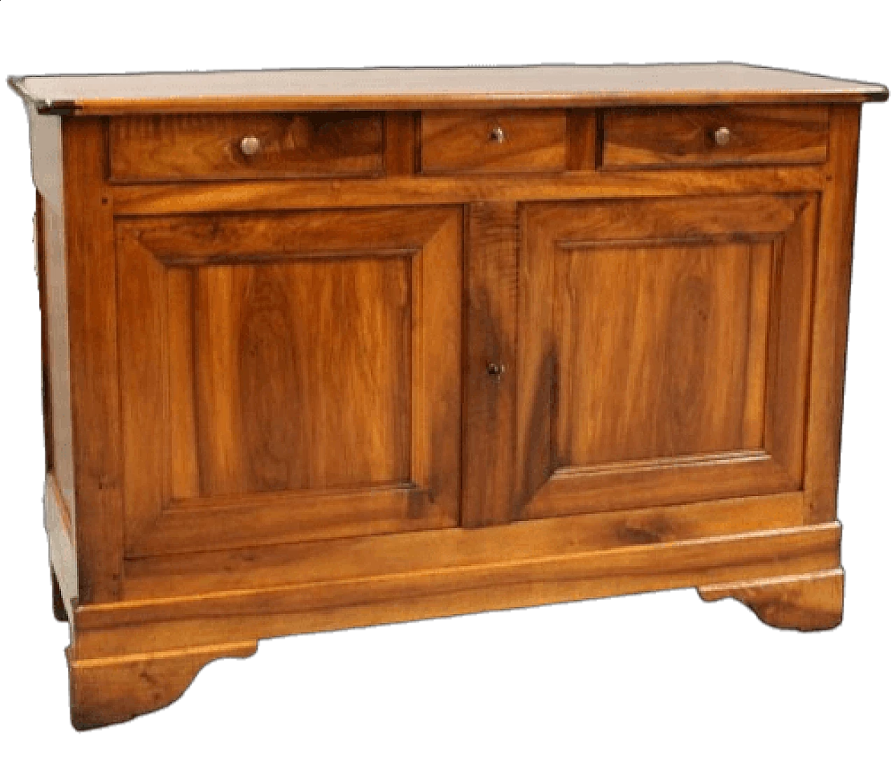 Louis Philippe solid walnut sideboard with drawers and doors, mid-19th century 11