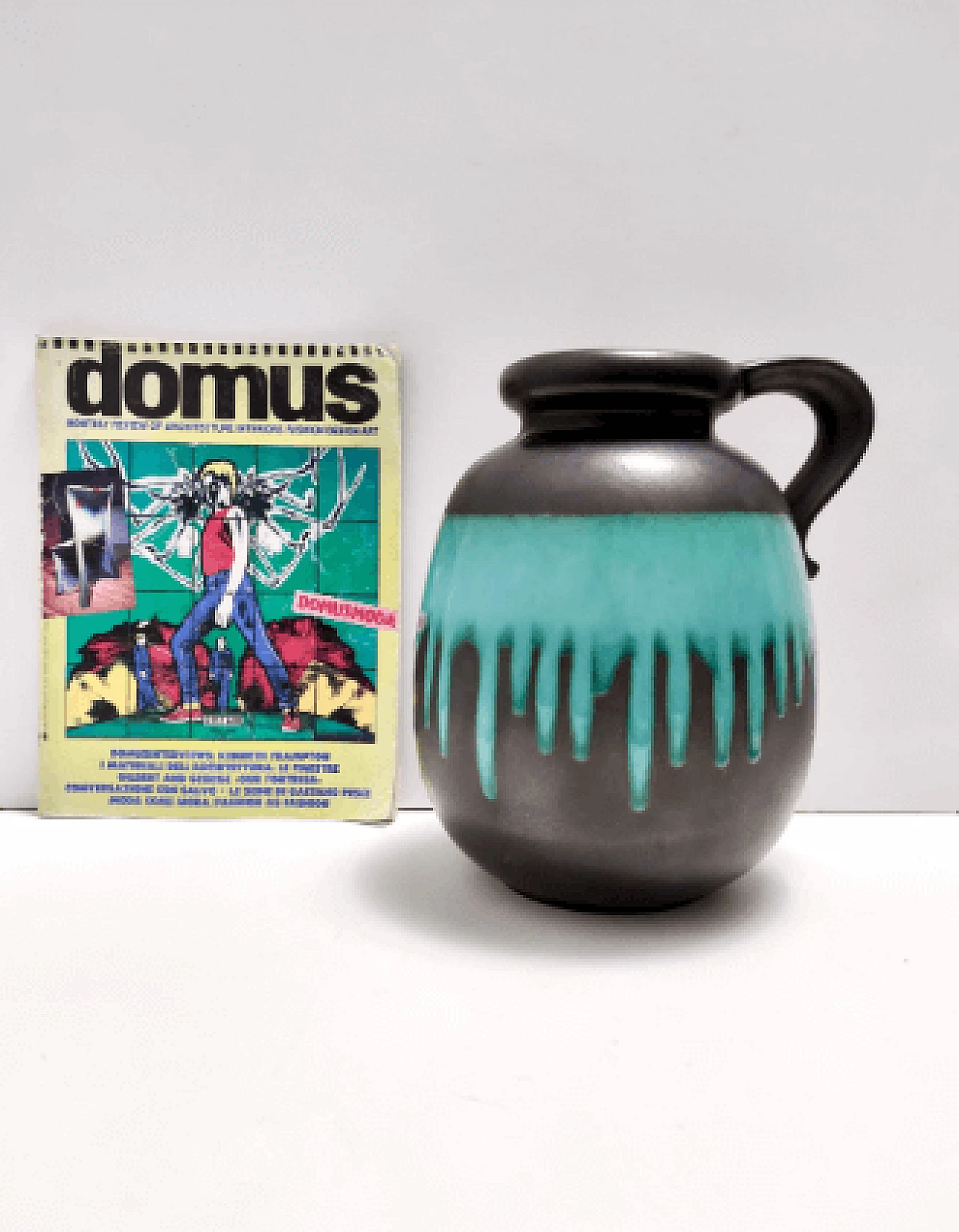 Vaso Multi-Color 484-30 in ceramica Fat Lava di Paul Scheurich WGP, anni '70 3