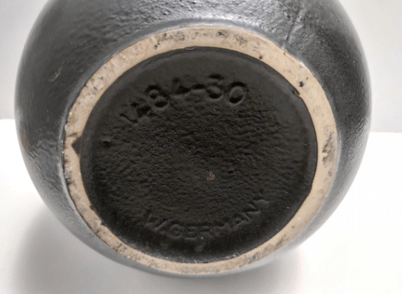 Vaso Multi-Color 484-30 in ceramica Fat Lava di Paul Scheurich WGP, anni '70 10