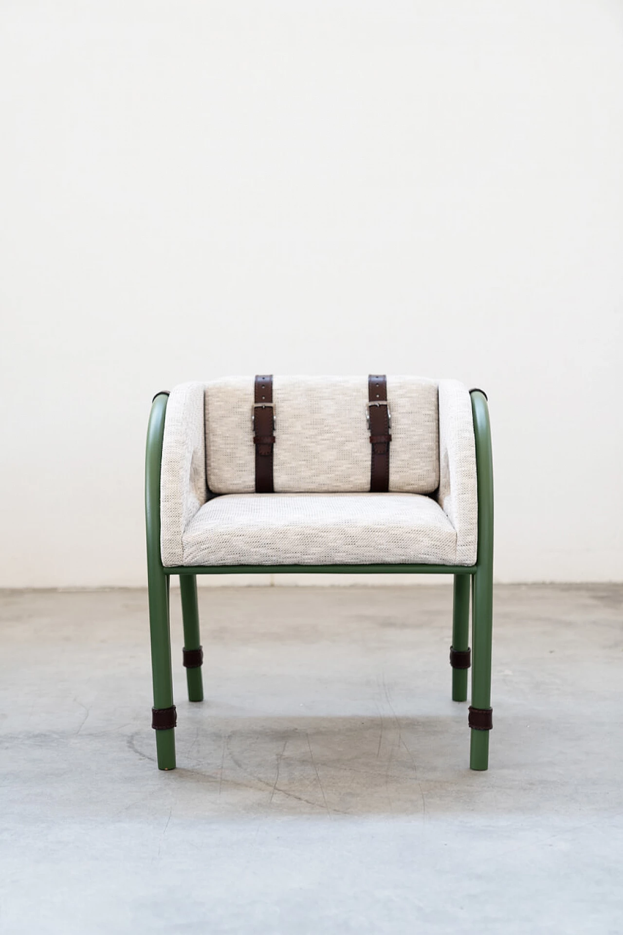 Bentwood armchair with leather straps, 2000s 1