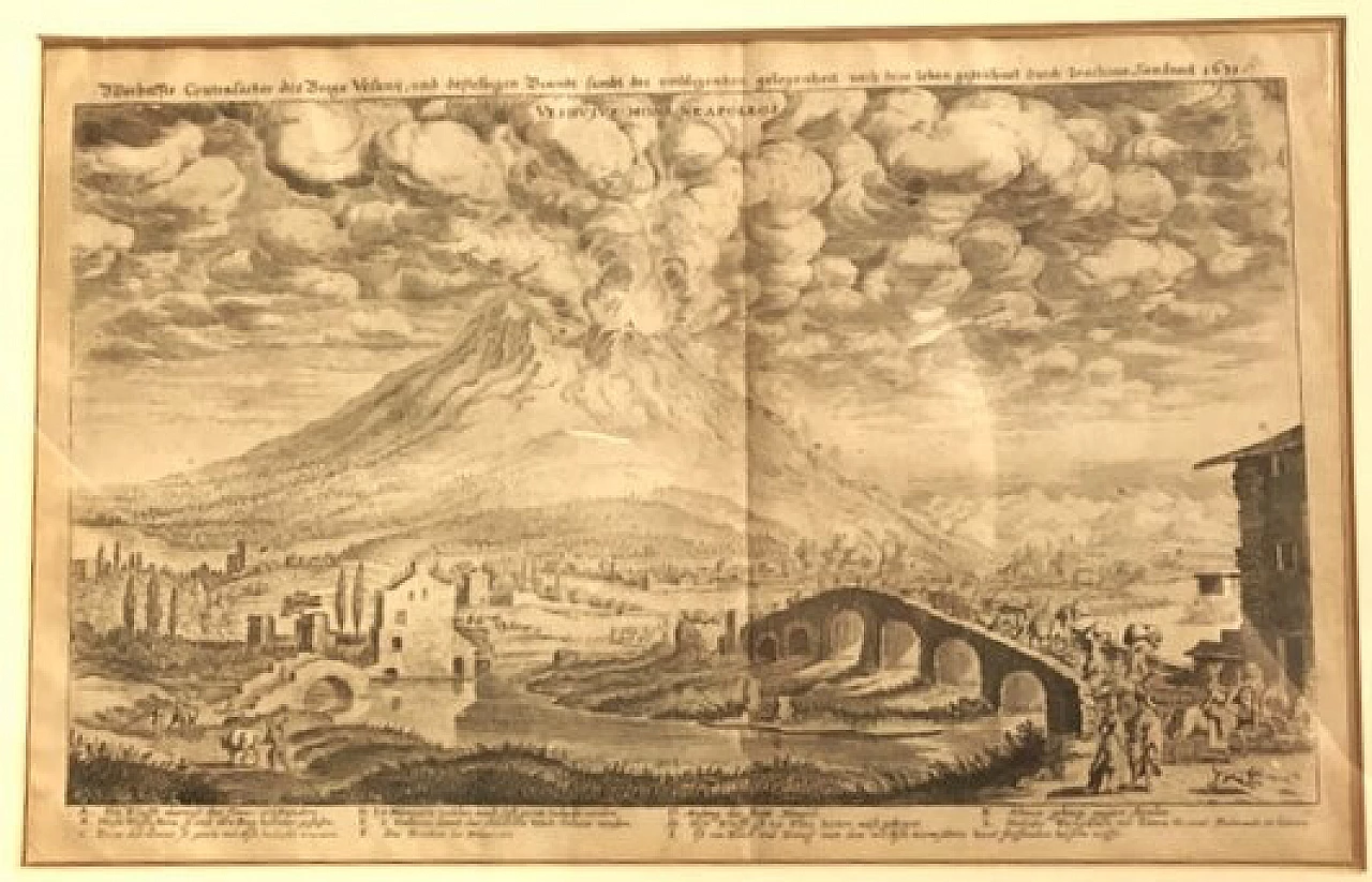 J. von Sandrart and M. Merian, Eruption of Vesuvius, engraving, 17th century 4