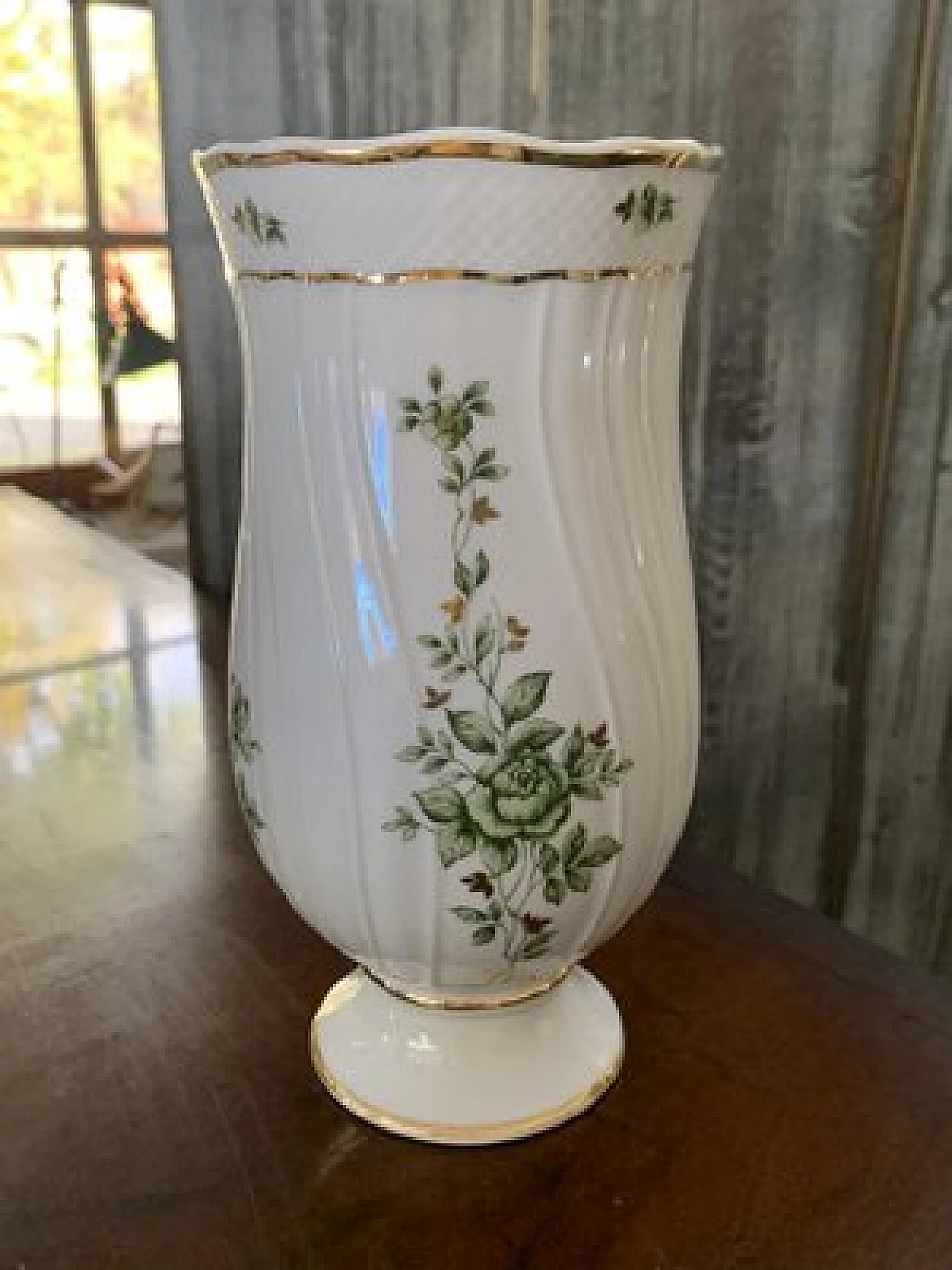 Vaso in porcellana di Hollóháza, anni '80 1