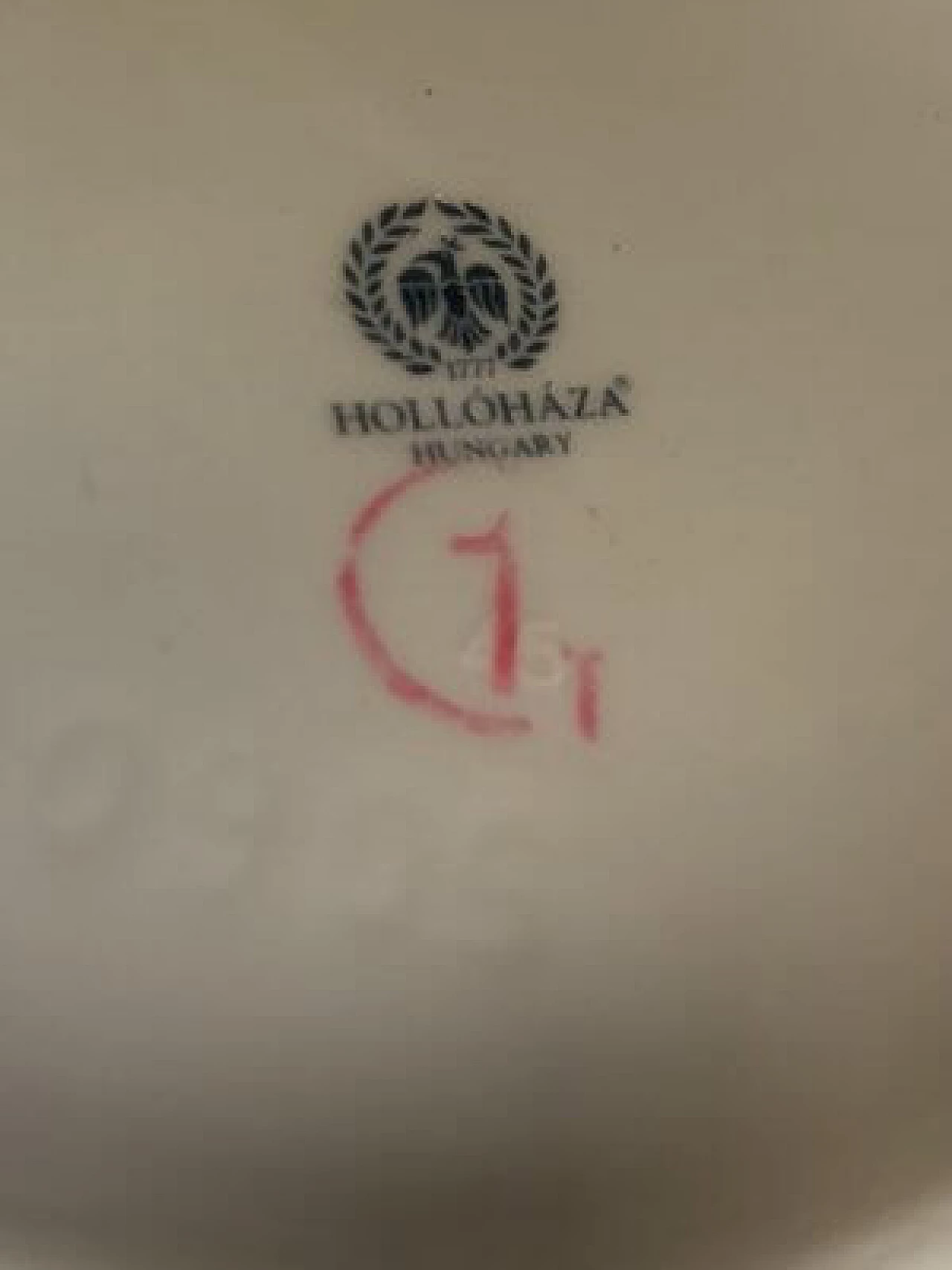 Vaso in porcellana di Hollóháza, anni '80 4