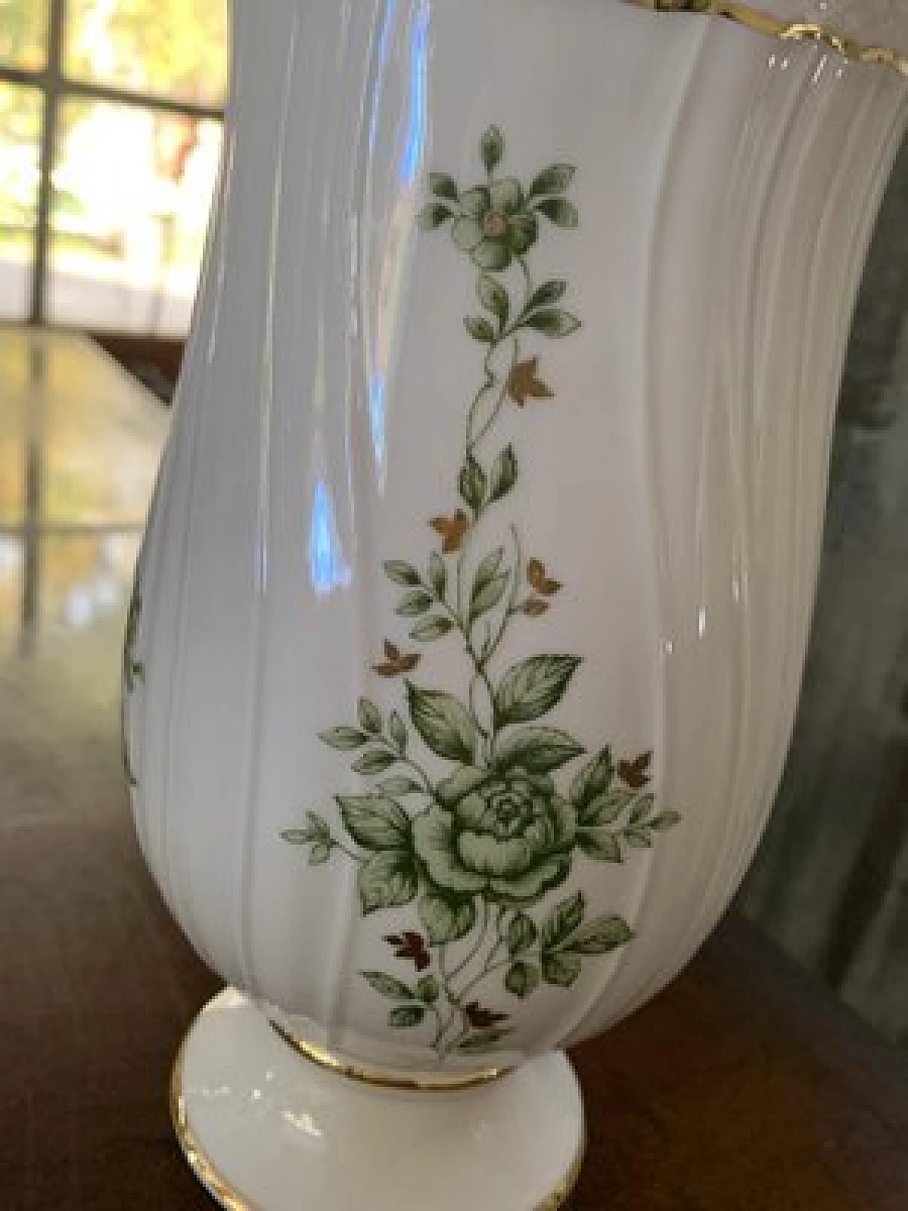 Vaso in porcellana di Hollóháza, anni '80 5