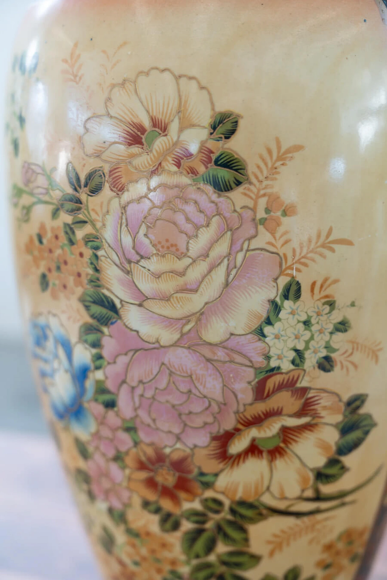 Chinese Golden Satsuma vase from the Meiji period, 19th century 6