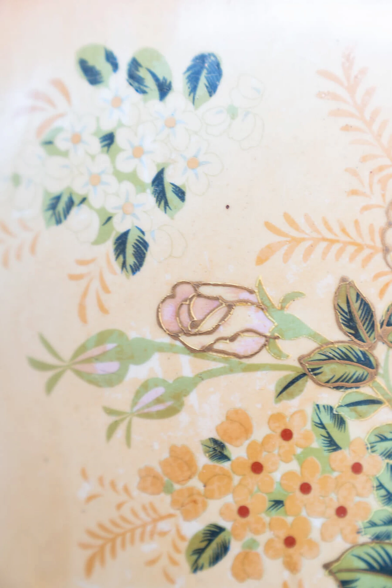 Vaso cinese Golden Satsuma del periodo Meiji, '800 22