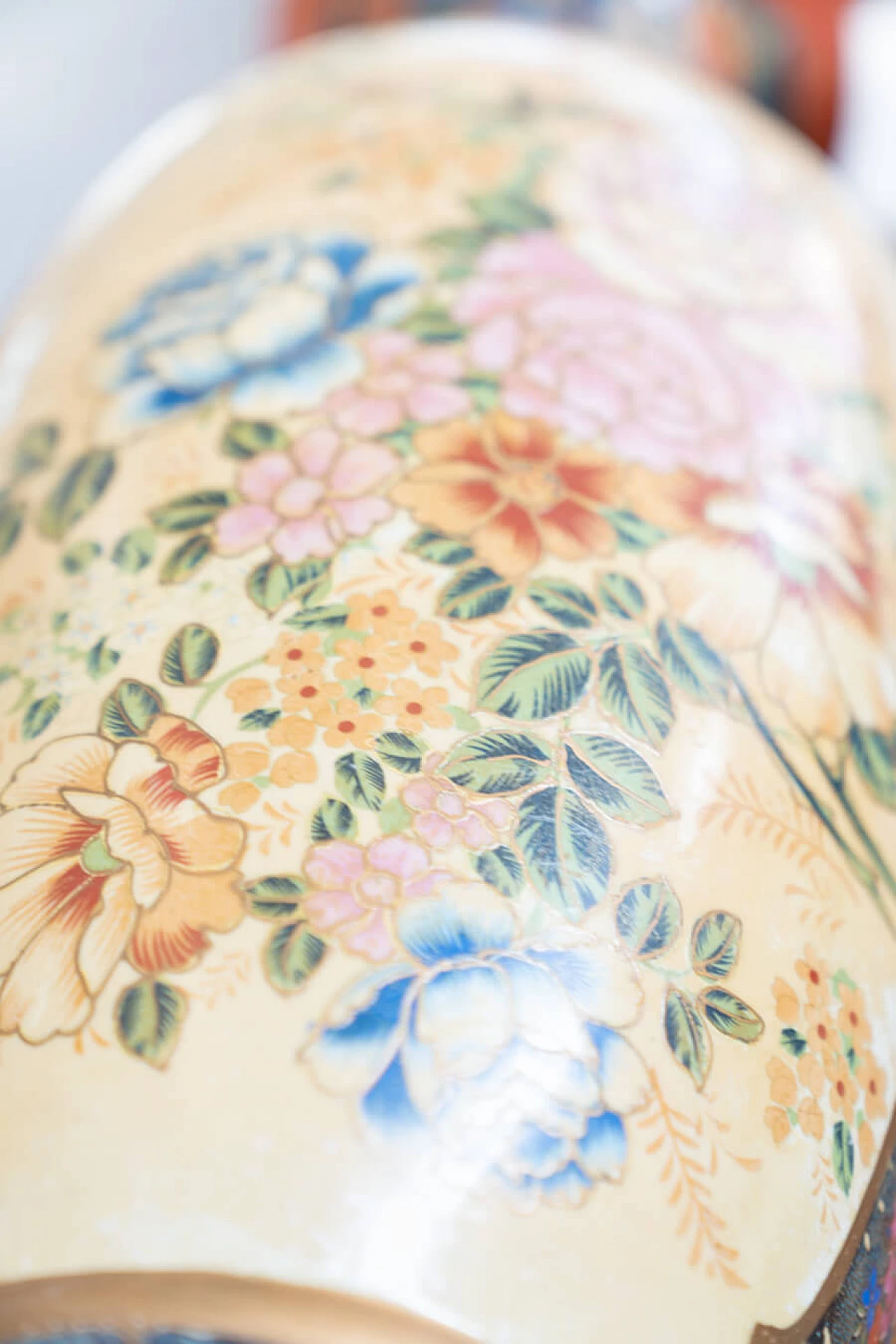 Vaso cinese Golden Satsuma del periodo Meiji, '800 25