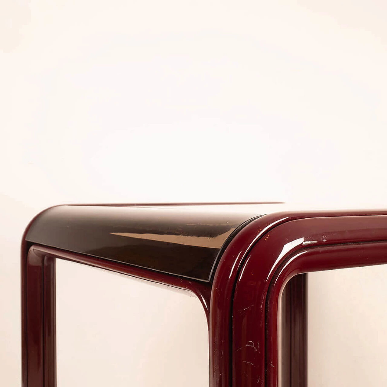 Orsay table - 54A in curved metal by Gae Aulenti for Knoll, 1976 4
