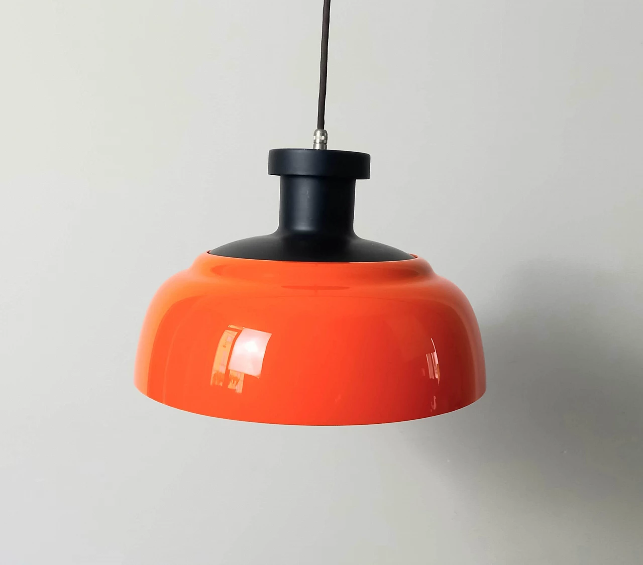 Lampadario KD7 di Fratelli Castiglioni per Kartell, anni '70 1