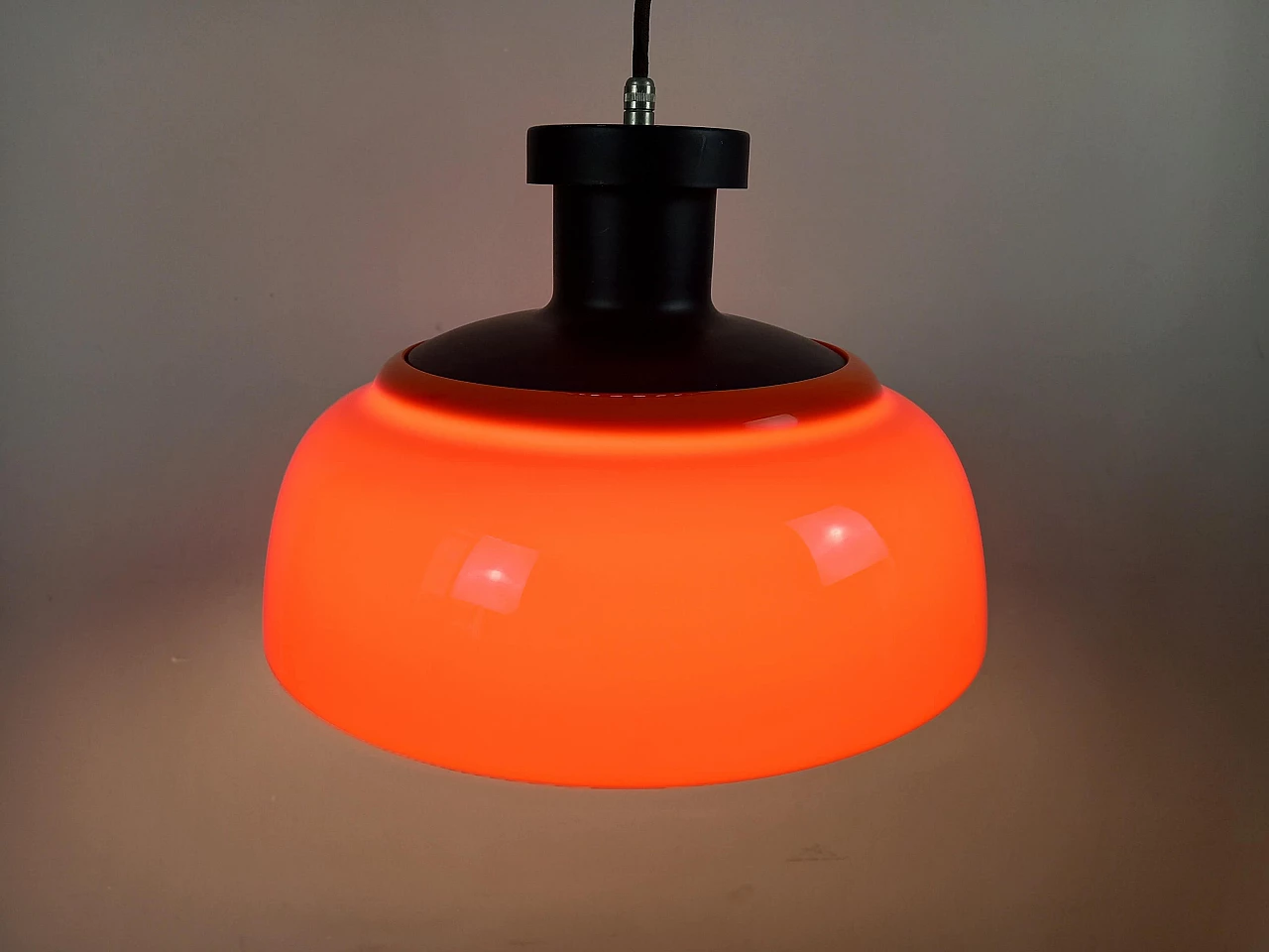 Lampadario KD7 di Fratelli Castiglioni per Kartell, anni '70 2