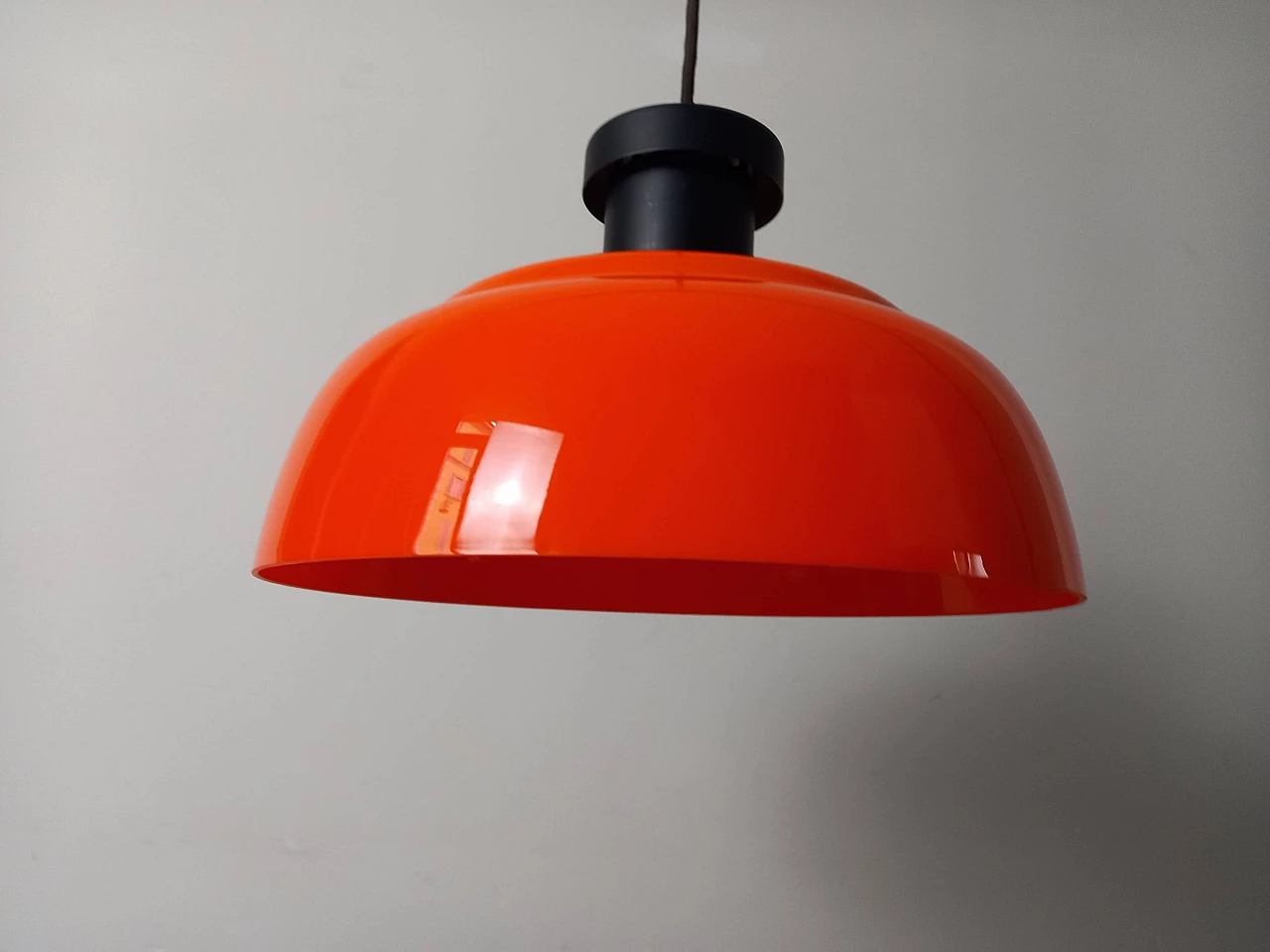 Lampadario KD7 di Fratelli Castiglioni per Kartell, anni '70 6