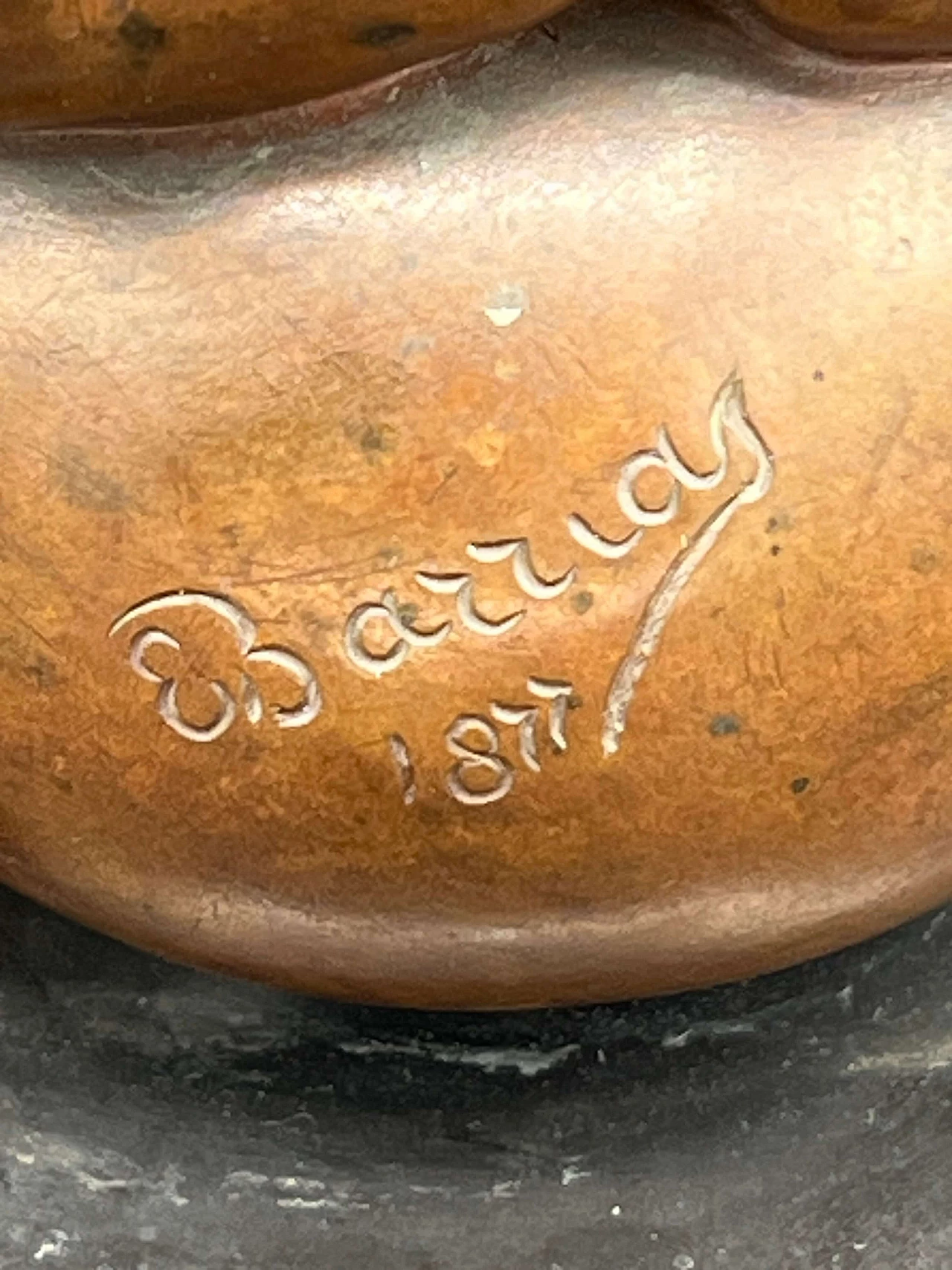 Luis Ernest Barrias, bronze sculpture, 19th century 8